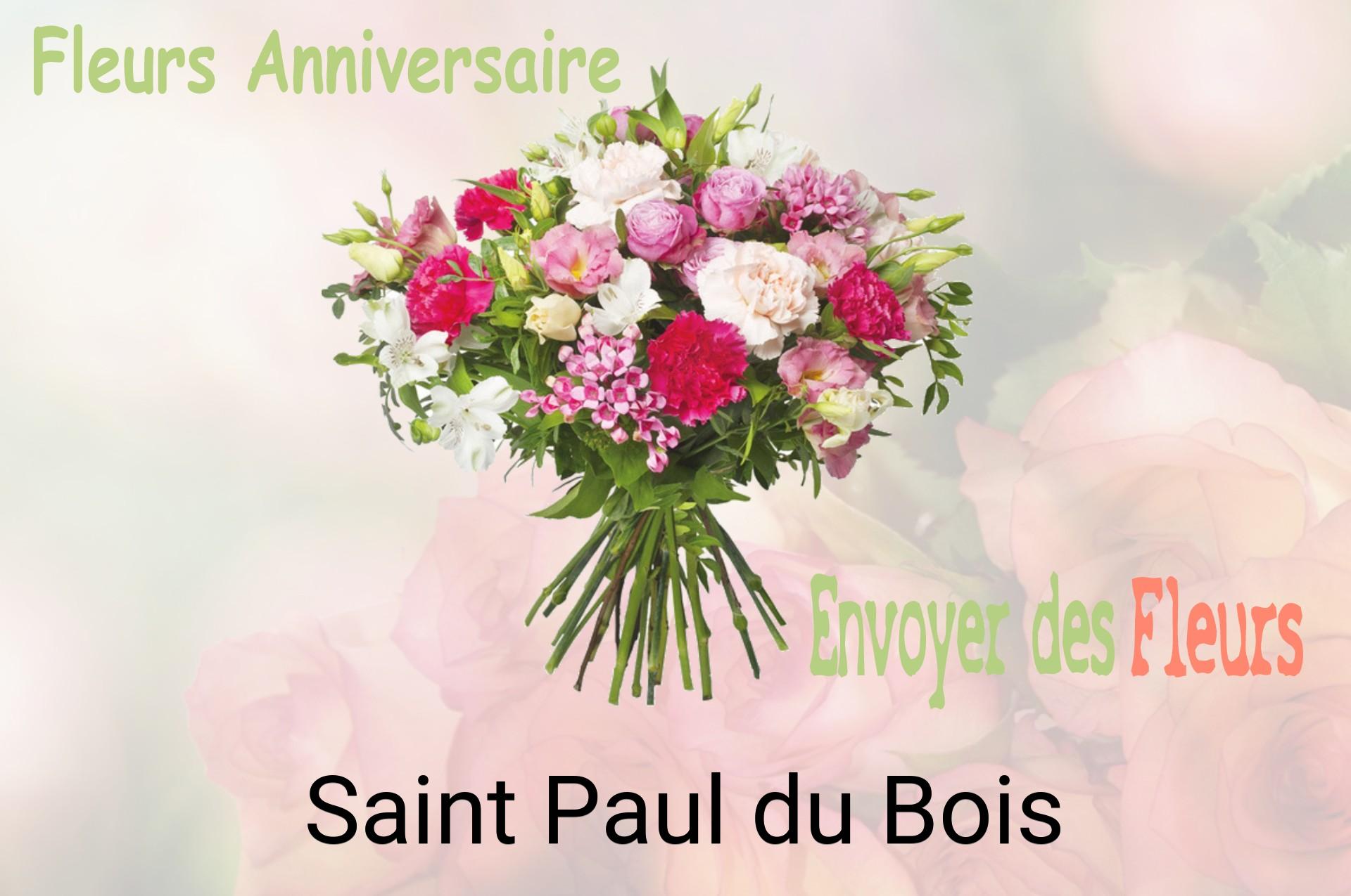 Bouquet de fleurs d’anniversaire livré à Saint-Paul-du-Bois